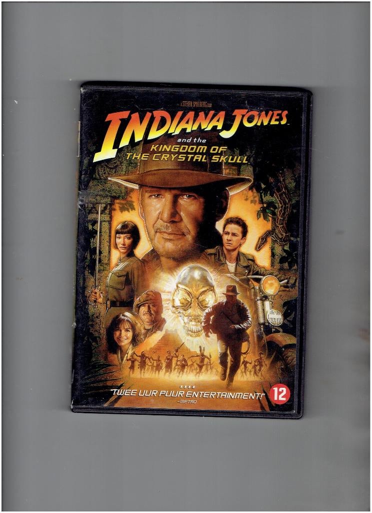 The kingdom of the crystal skull - dvd 2008 - Indiana Jones, Alle leeftijden, Ophalen of Verzenden, Gebruikt