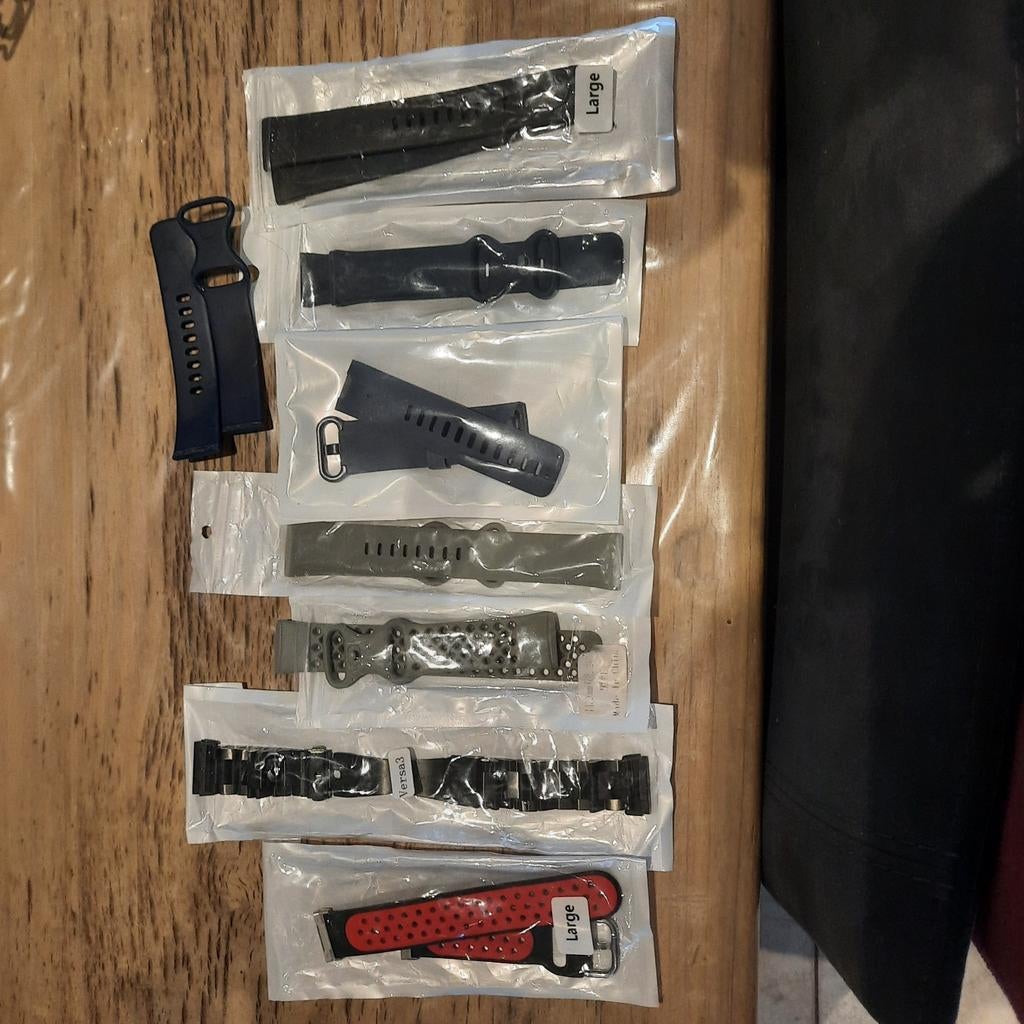 Fitbit Versa Bandjes - Nieuw, Ophalen of Verzenden, Nieuw, Zwart, Fitbit