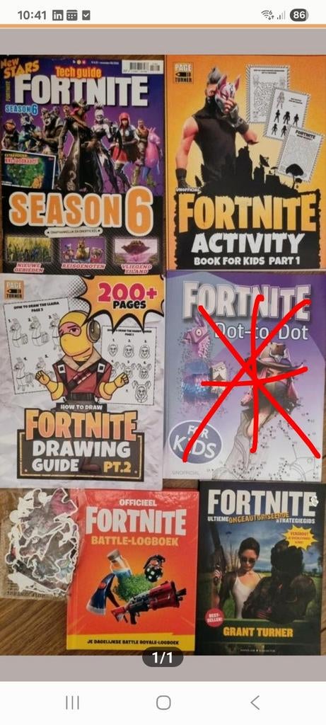 Fortnite Boeken Collectie, Ophalen of Verzenden, Zo goed als nieuw, Diverse, Fictie algemeen