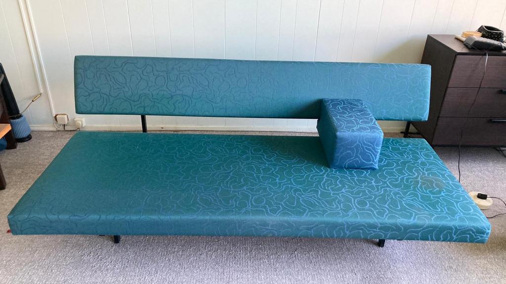 Gijs van der Sluis design bank, Huis en Inrichting, Banken | Bankstellen, Ophalen, Modern design, Gebruikt, 150 tot 200 cm