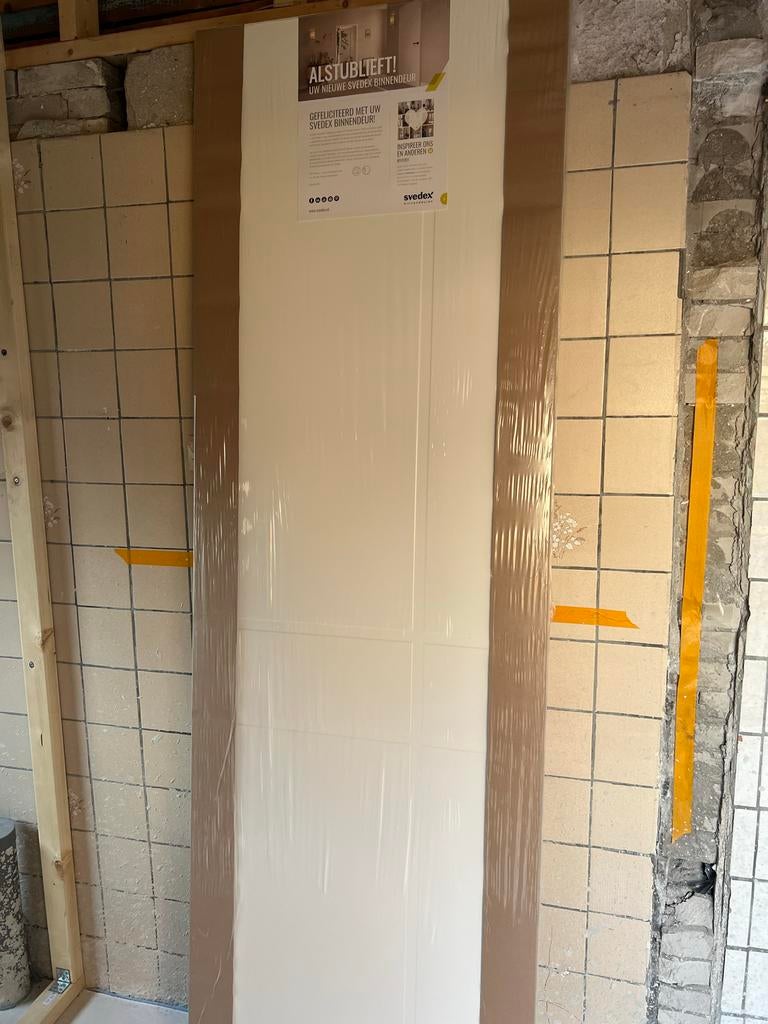 Svedex stompe binnendeur 73x231,5 Links, Minder dan 80 cm, 215 cm of meer, Binnendeur, Nieuw