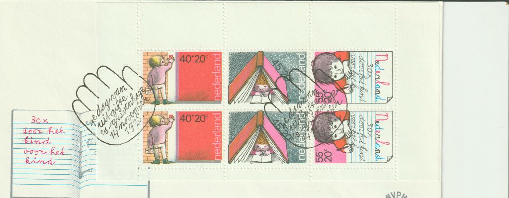eerstedagenvelop 1978 kinderpostzegels, Postzegels en Munten, Ophalen of Verzenden, Nederland