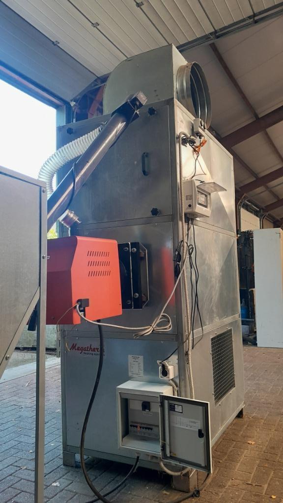 pelletkachel heteluchtheater op houtpellets  50-250kw, Ophalen, Overige brandstoffen, Zo goed als nieuw, Pelletkachel