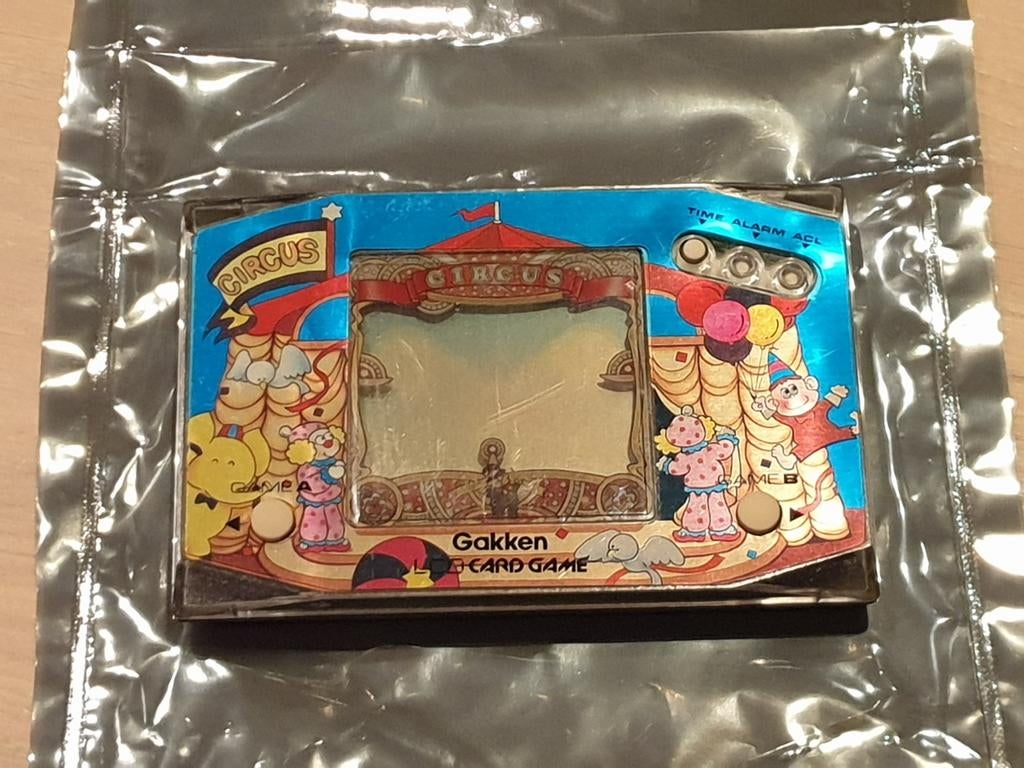 Gakken Circus LCD Card Game - Vintage Handheld, Gebruikt, Overige genres, 1 speler, Ophalen of Verzenden