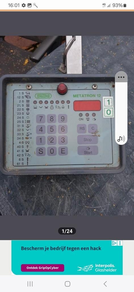 Westfalia. Metatron 12. En meer. Melkmachine onderdelen, Ophalen of Verzenden, Zo goed als nieuw