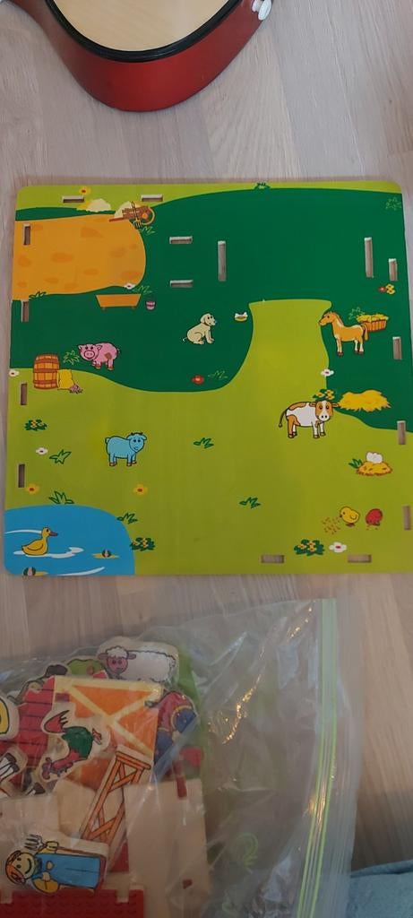 Houten Boerderij Puzzel, Ophalen, Gebruikt, Complete set