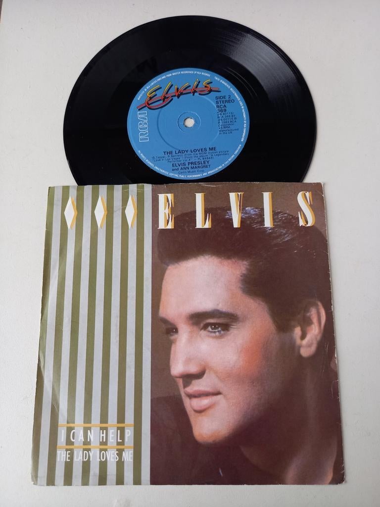 Elvis Presley - I Can Help / The Lady Loves Me - Single, Gebruikt, 7 inch, Single, Ophalen of Verzenden