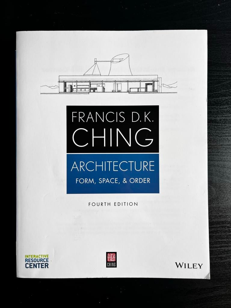 Architectuur: Vorm, Ruimte & Orde - Francis D.K. Ching, Boeken, Ophalen of Verzenden, Zo goed als nieuw, Architectuur algemeen