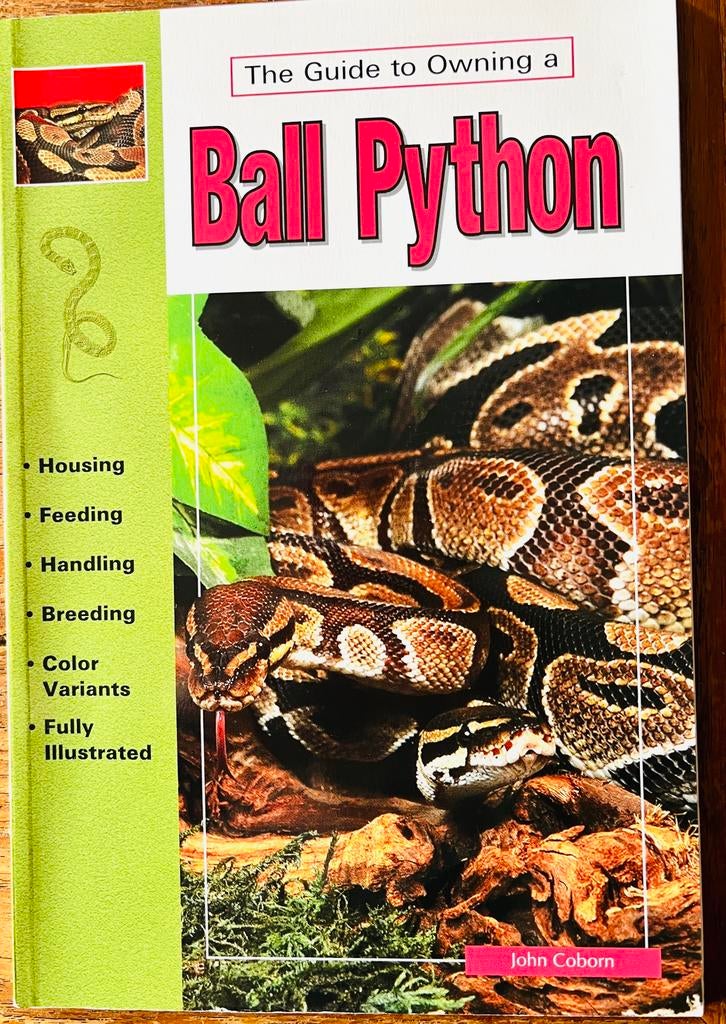 Koningspython Balpython - The Guide To Owning a Ball Python, Dieren en Toebehoren, Reptielen en Amfibieën | Toebehoren, Zo goed als nieuw