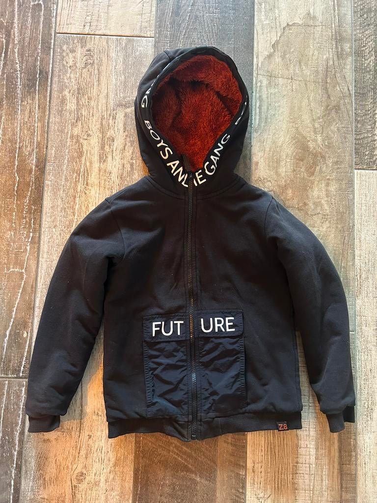 Borg vest zwart oranje Z8 maat 128/134, Ophalen of Verzenden, Gebruikt, Jongen, Trui of Vest