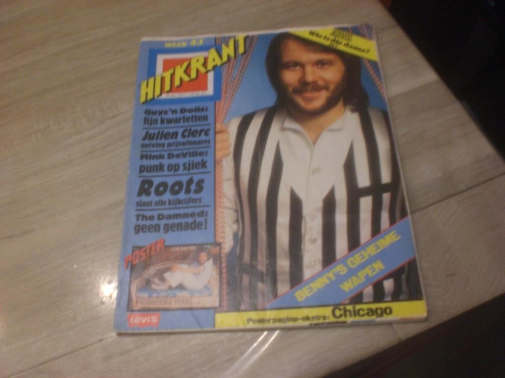 Hitkrant 1977 ABBA / Elvis, Ophalen of Verzenden, Gebruikt, Boek, Tijdschrift of Artikel