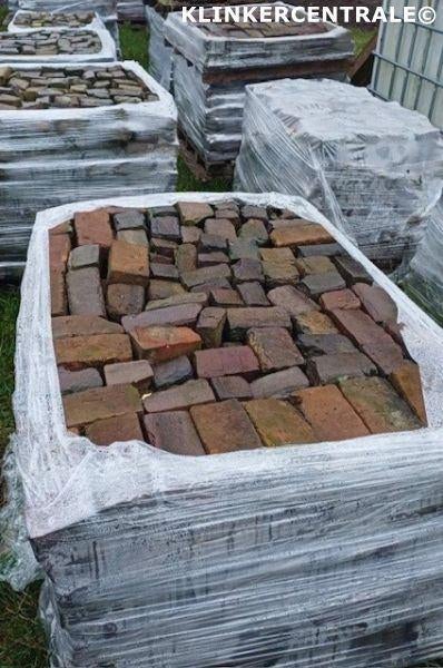 200m2 gemêleerd gebakken klinkers waalformaat breukwaaltjes, Tuin en Terras, Tegels en Klinkers, Bij dit gebruikte product niet te achterhalen