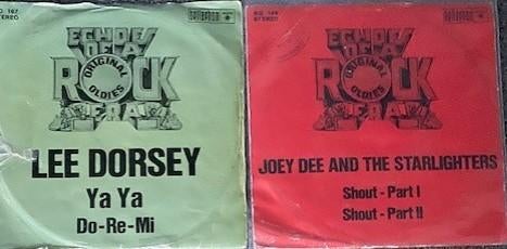 GaryGlitter/JerryButler/Spotnicks/Jewel Akens/Rockin'Berries, Cd's en Dvd's, Vinyl Singles, Ophalen of Verzenden, Zo goed als nieuw