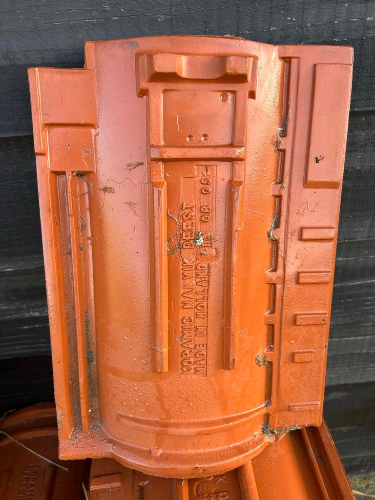 Koramic Narvik Dakpannen - Natuurrood, Gebruikt, Steen of Klei, Ophalen of Verzenden, 15 m² of meer