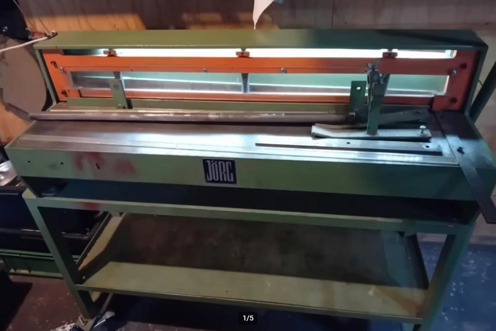 JORG metaalplaat knipbank 1050 mm, Ophalen