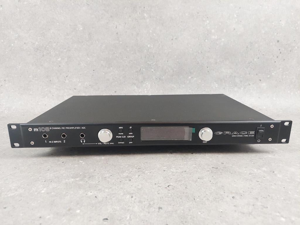 👉Grace Design m108 +Dante card: Top end Pre & AD converter!, Ophalen of Verzenden, Zo goed als nieuw, Audio