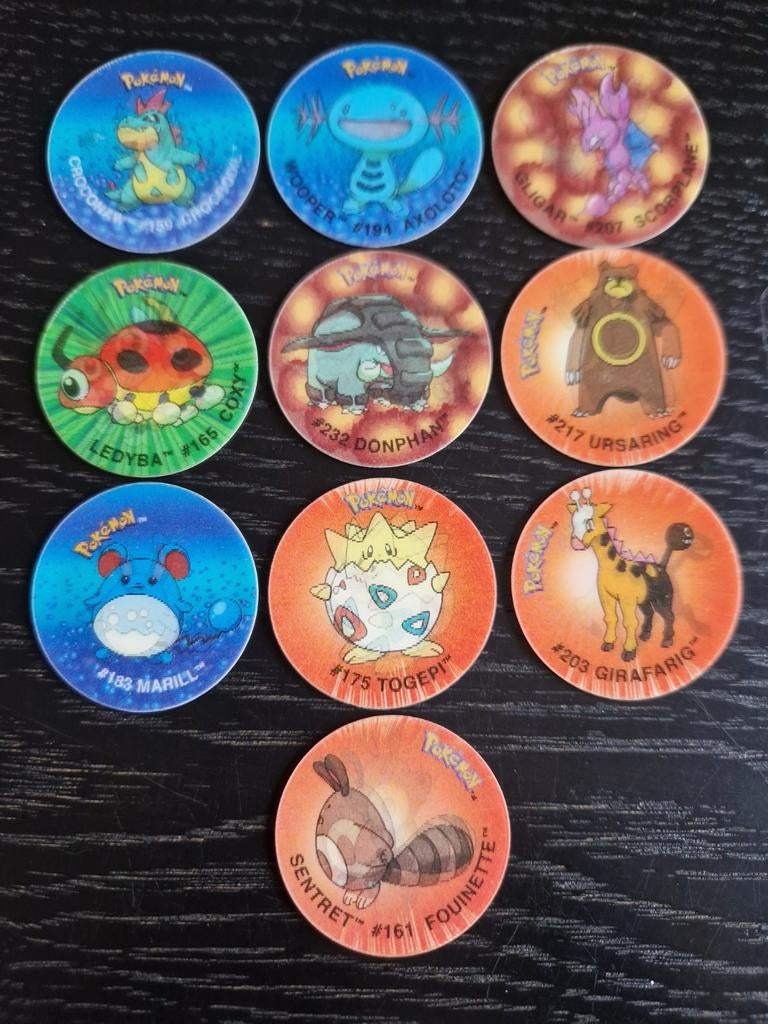 Pokémon Flippo's 10 stuks, Verzamelen, Ophalen of Verzenden, Losse flippo's