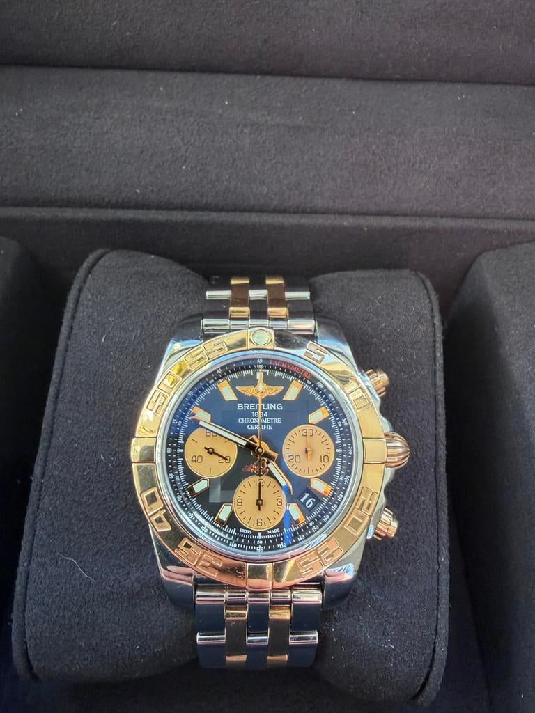 Breitling chronomat 41 nieuwstaat, Ophalen, Staal, Breitling, Zo goed als nieuw