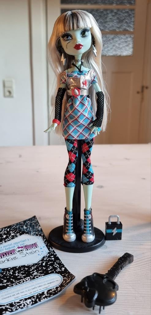 Monster High Frankie Stein, Verzamelen, Ophalen of Verzenden, Zo goed als nieuw, Pop