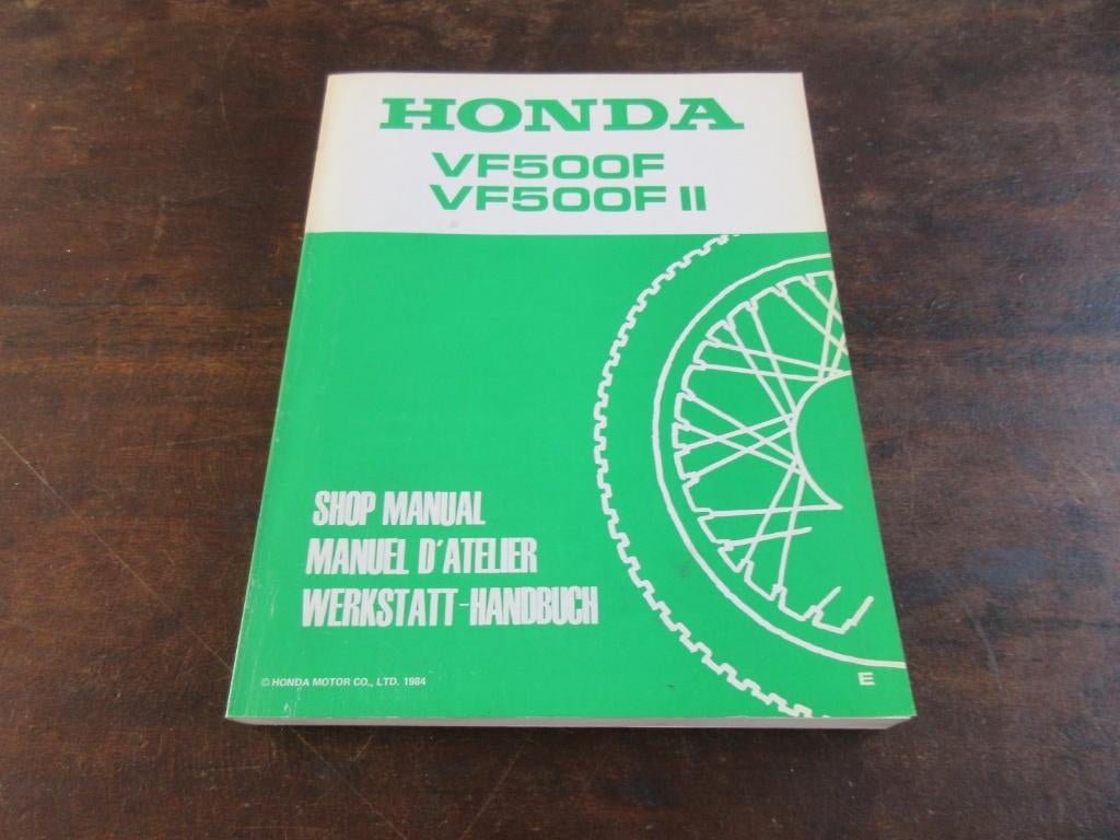 Honda VF500F VF500FII VF500F2 werkplaatshandboek manuel, Motoren, Ophalen of Verzenden, Honda