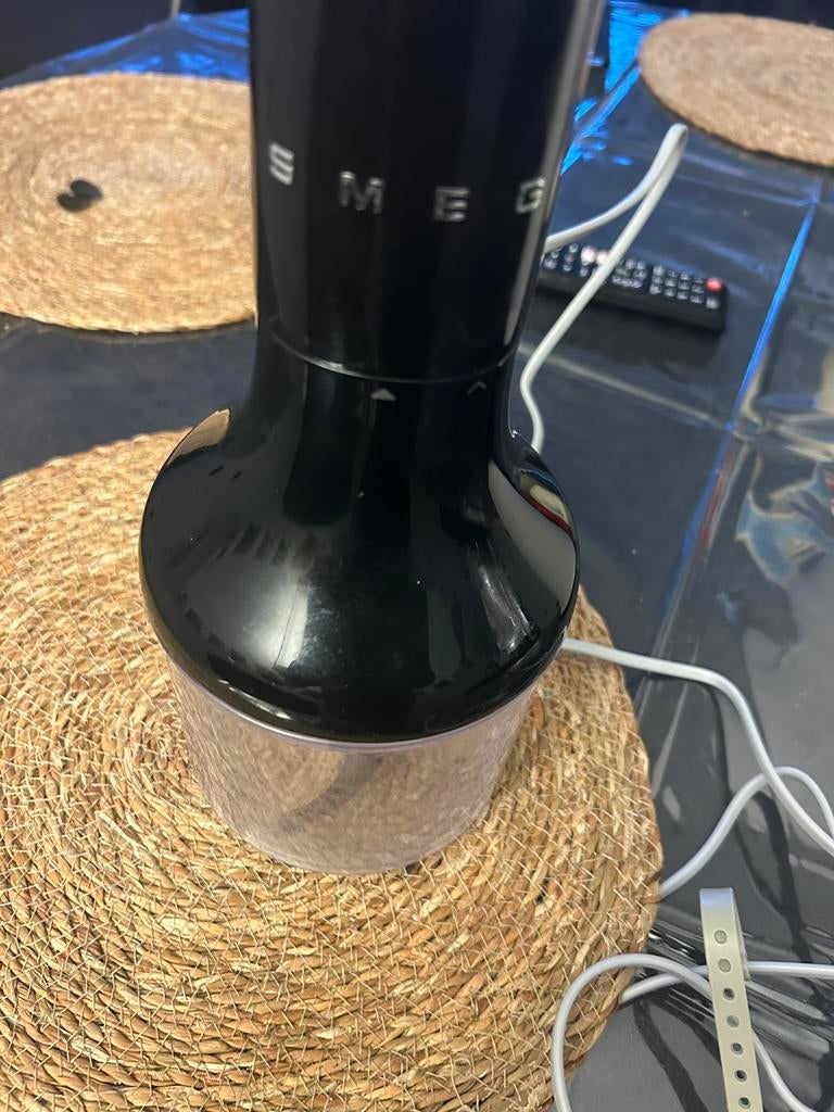 SMEG blender zwart, 4 liter of meer, Ophalen of Verzenden, Zo goed als nieuw, 3 snelheden of meer