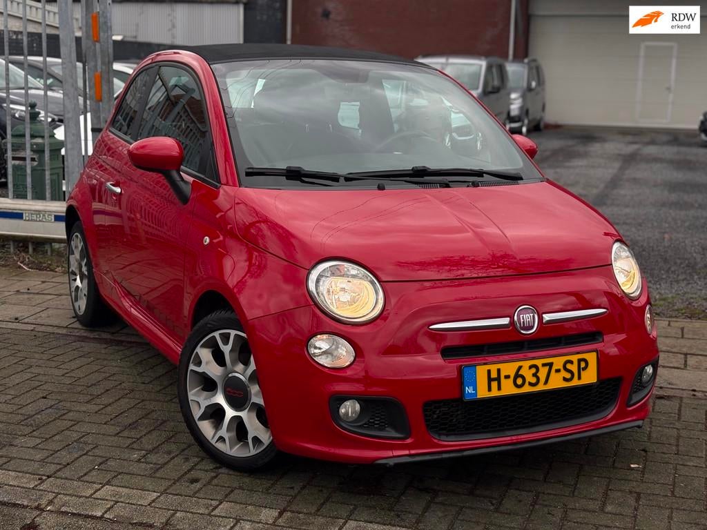 Fiat 500C 0.9 TwinAir Turbo Sport | virtual cockpit | Half l, Gebruikt, Cabriolet, Handgeschakeld, 955 kg
