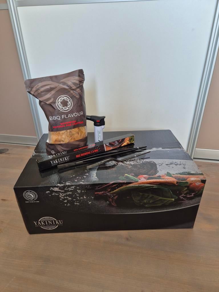 Yakiniku Shichirin incl. Accessoires | Nieuw in doos, Ophalen of Verzenden, Nieuw, Yakiniku, Met accessoires