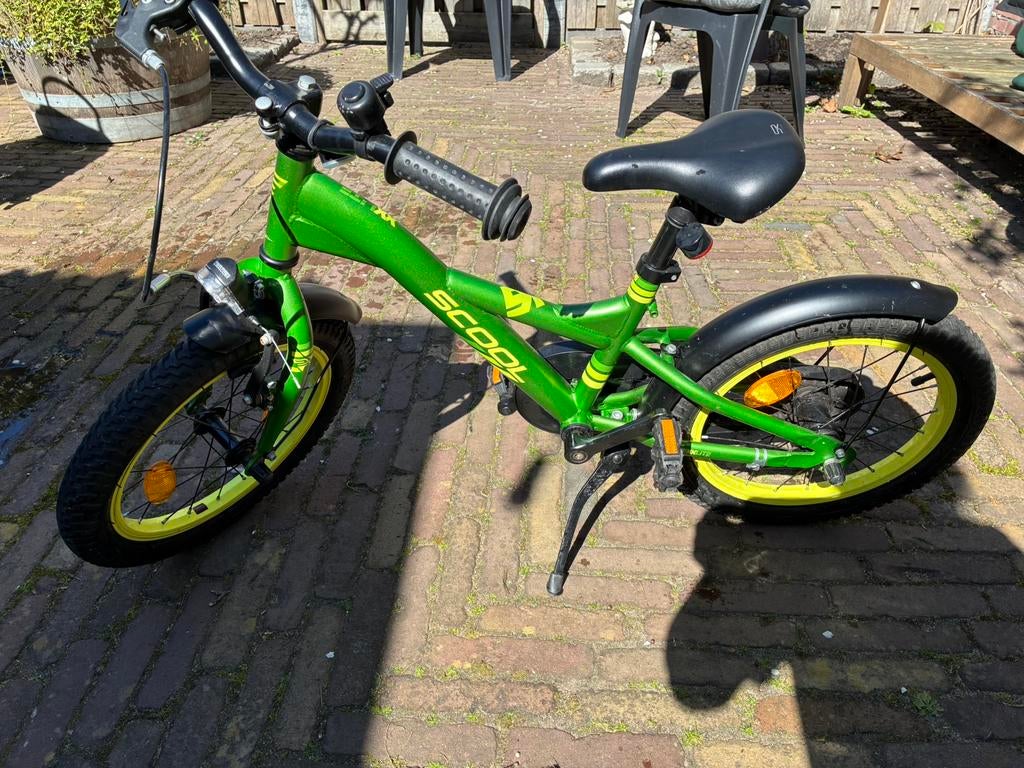 S’cool XXlite kinderfiets 16 inch, Ophalen, Zo goed als nieuw, Staal, 16 tot 20 inch