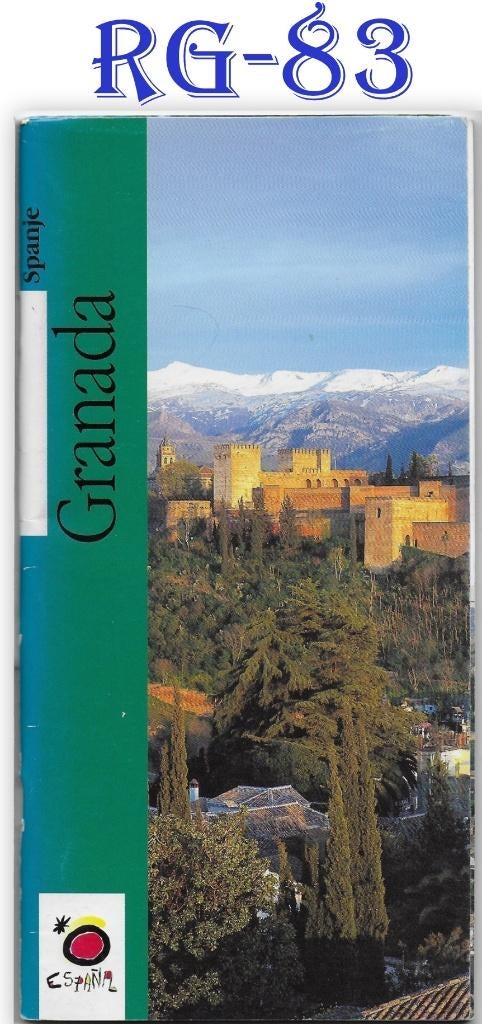 RG83 Reisgids Granada Spanje 2004, Ophalen of Verzenden, Zo goed als nieuw, 1800 tot 2000, Landkaart