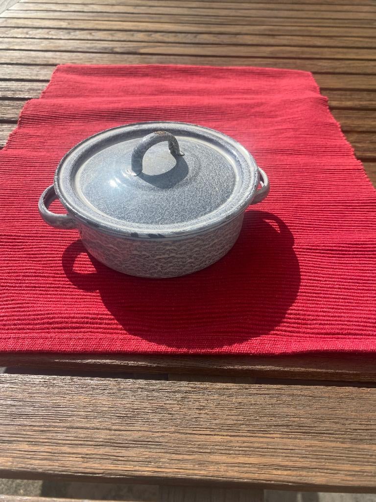 emailje pannetje, Huis en Inrichting, Keuken | Potten en Pannen, Ophalen of Verzenden, Gebruikt, Overige materialen, Overige typen