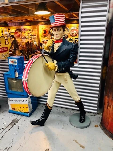 Groot Johny Walker reclame decoratie beeld vintage beelden, Ophalen, Gebruikt, Mens