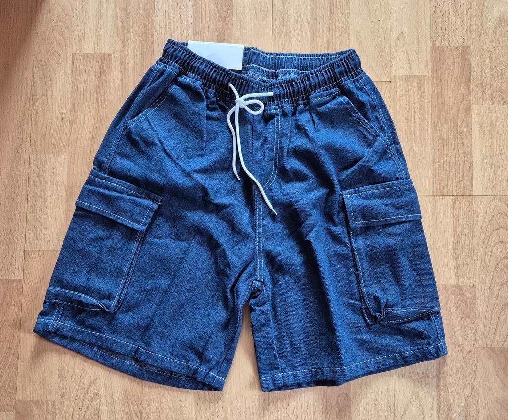 Nieuwe korte broek maat L. Dunne jeans stof., Ophalen of Verzenden, Nieuw, Maat 52/54 (L), Blauw