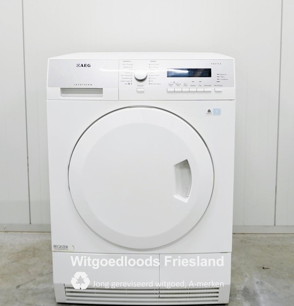 AEG Warmptepompdroger Protex A++ 1JaarGarantie Witgoedloodsf, AEG, AEG, Minder dan 85 cm, 8 tot 10 kg