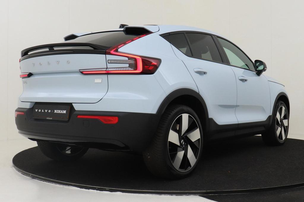 Volvo EC40 SINGLE MOTOR EXTENDED RANGE ULTRA 82 kWh -PANO.DA, Auto's, Volvo, Automaat, 12 maanden, 82 kWh, Blauw