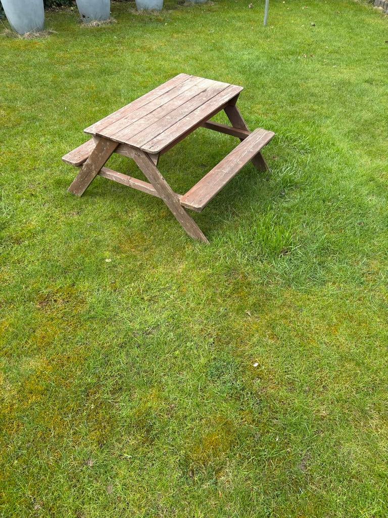 Speel picknicktafel voor kinderen, Ophalen, Gebruikt
