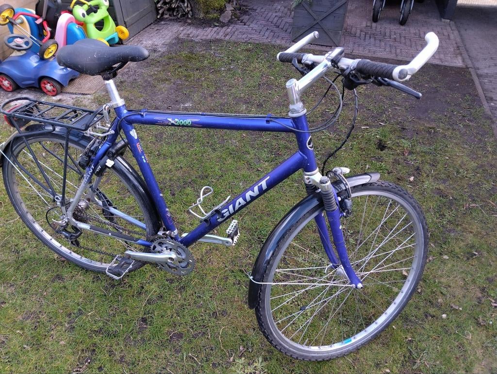 Giant X-2000 Herenfiets - Blauw, Goede Staat, Ophalen, Gebruikt, Giant