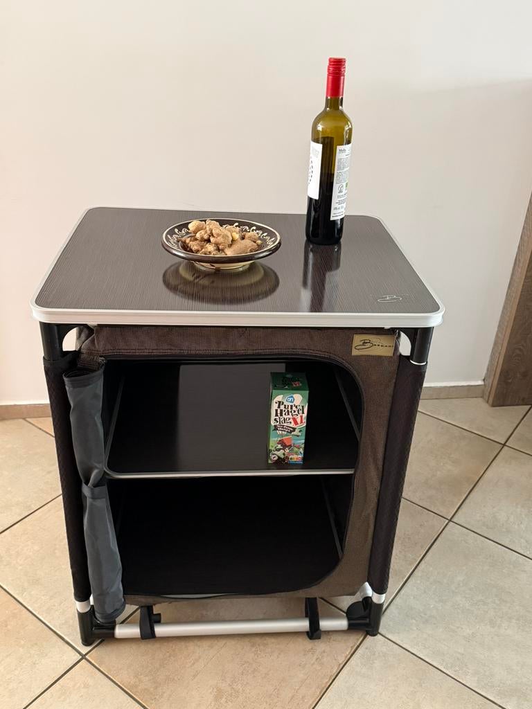 Prachtige lichtgewicht Bardani campingkast, voorraadkastje, Ophalen of Verzenden, Zo goed als nieuw, Campingkast