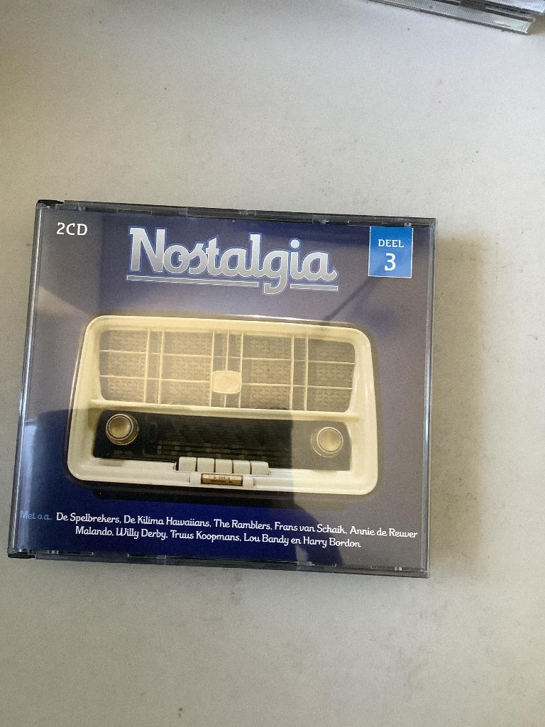 Nostalgia deel 3 (2 cd’s), Verzenden, Zo goed als nieuw, Levenslied of Smartlap