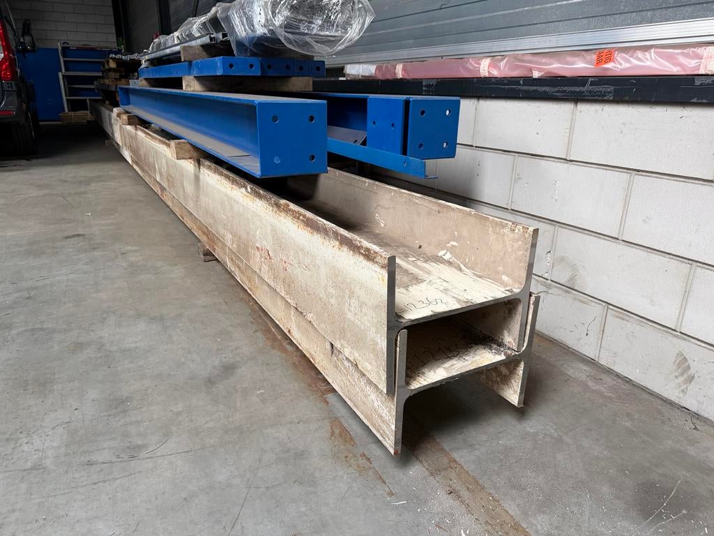 4 stuks Stalen balk HEA400, Doe-het-zelf en Verbouw, Metalen, Ophalen, Gebruikt, IJzer