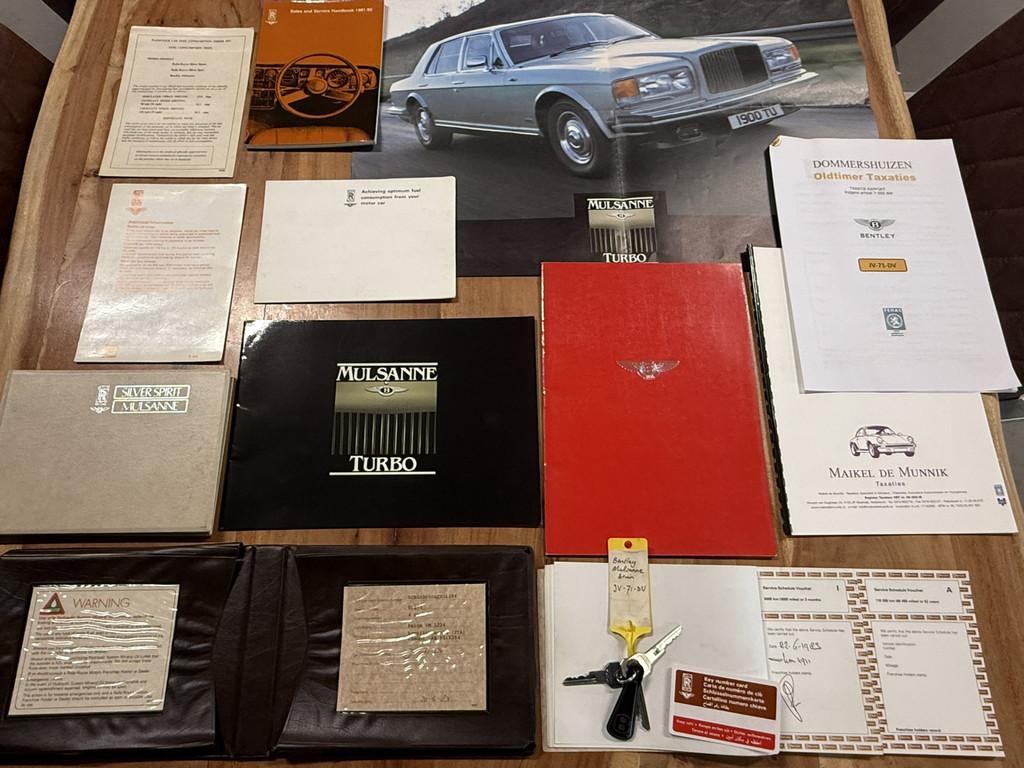 Bentley Mulsanne *Ex Demo AutoRai 1983* Nr 29/180 / Originee, Auto's, Automaat, Achterwielaandrijving, Beige, Bedrijf