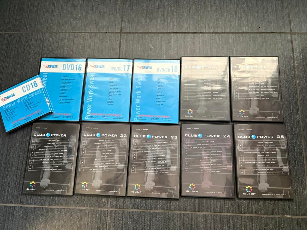 10 x club joy power instructie dvd en cd 16-25, Cursus of Instructie, Alle leeftijden, Ophalen of Verzenden, Gebruikt