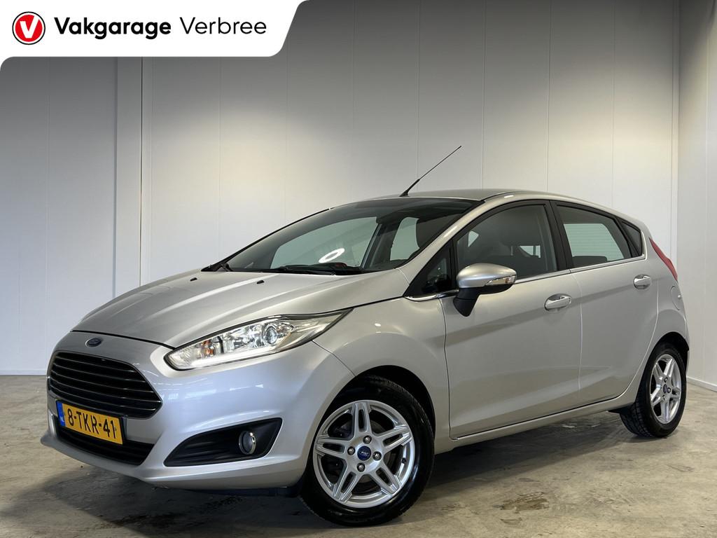 Ford Fiesta 1.0 Titanium | Lichtmetalen Velgen 15" | Airco |, Voorwielaandrijving, Euro 5, Stof, Zwart