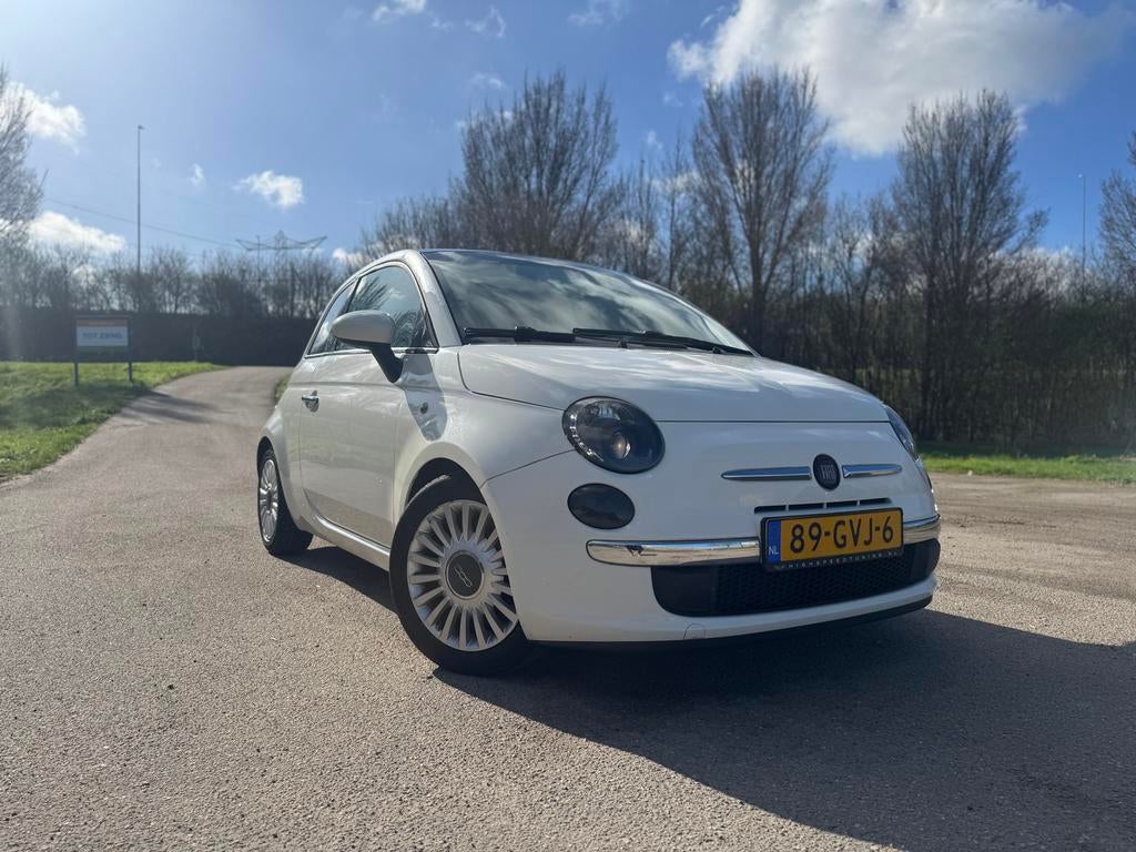 Fiat 500 1.2 C 2008 Wit, Auto's, Voorwielaandrijving, 4 cilinders, 840 kg, 4 stoelen