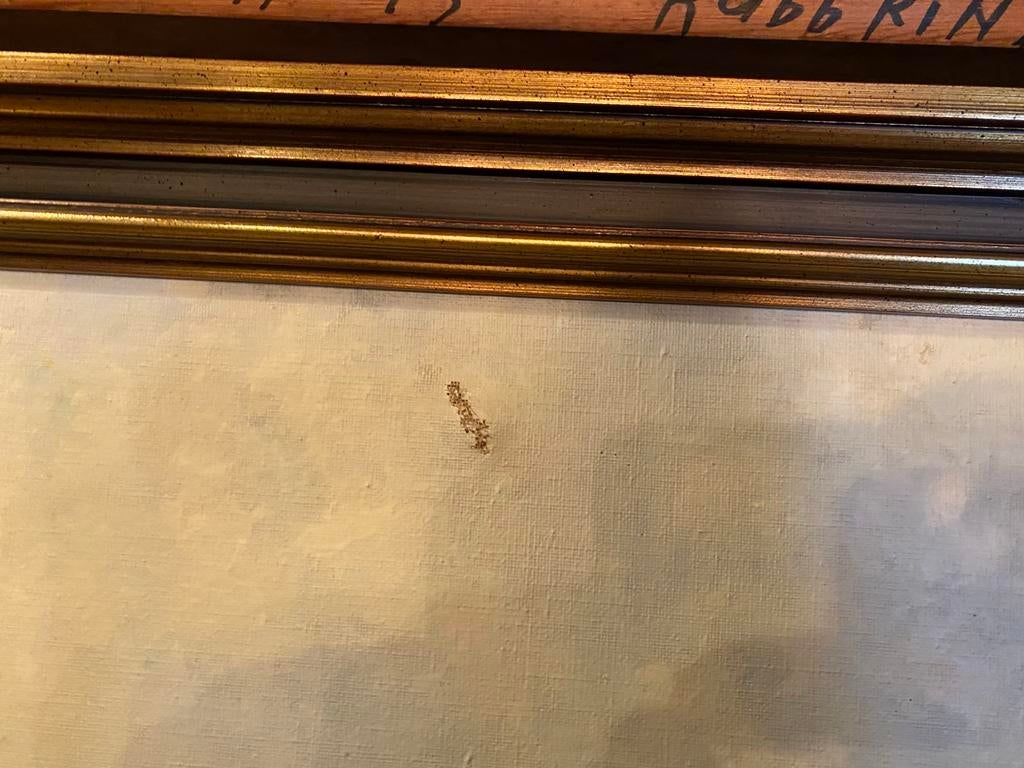 Olieverf schilderij van Delfse poort Rotterdam, Antiek en Kunst, Kunst | Schilderijen | Klassiek, Ophalen of Verzenden