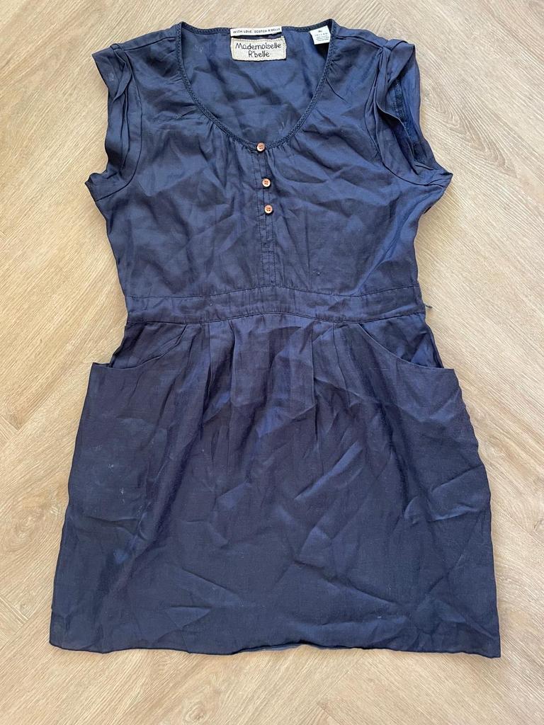 Scotch & Soda Donkerblauw jurkje maat 140, Verzenden, Zo goed als nieuw, Meisje, Jurk of Rok