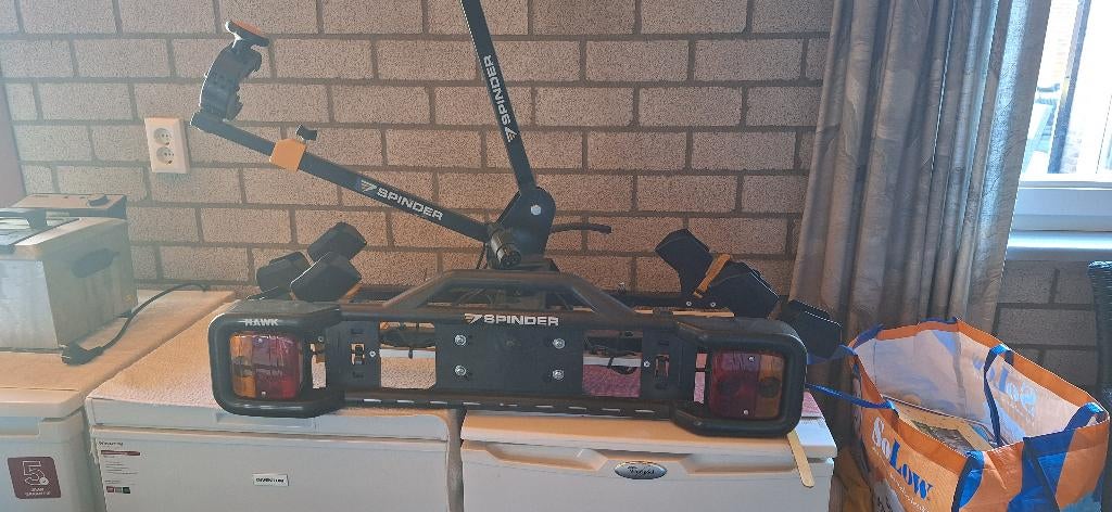 fietsendrager, Ophalen, Gebruikt, 2 fietsen, Trekhaakdrager