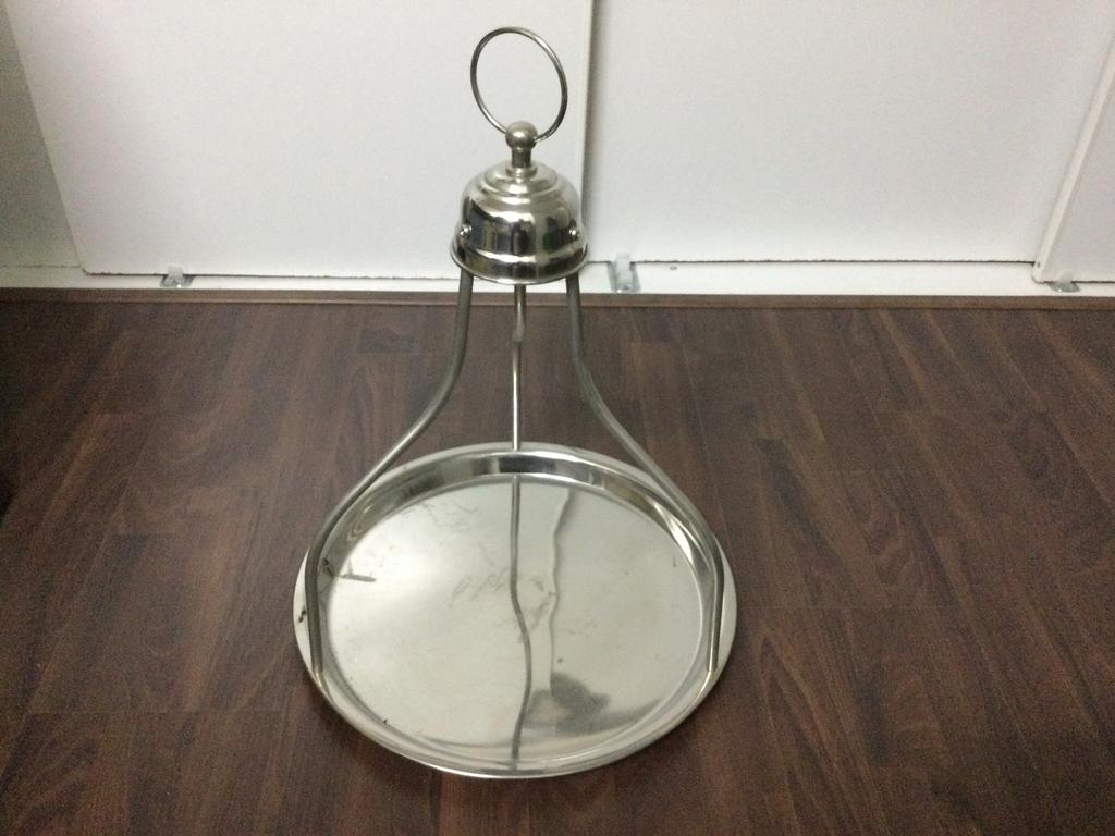 Zilverkleurige Etagère, Ophalen, Gebruikt