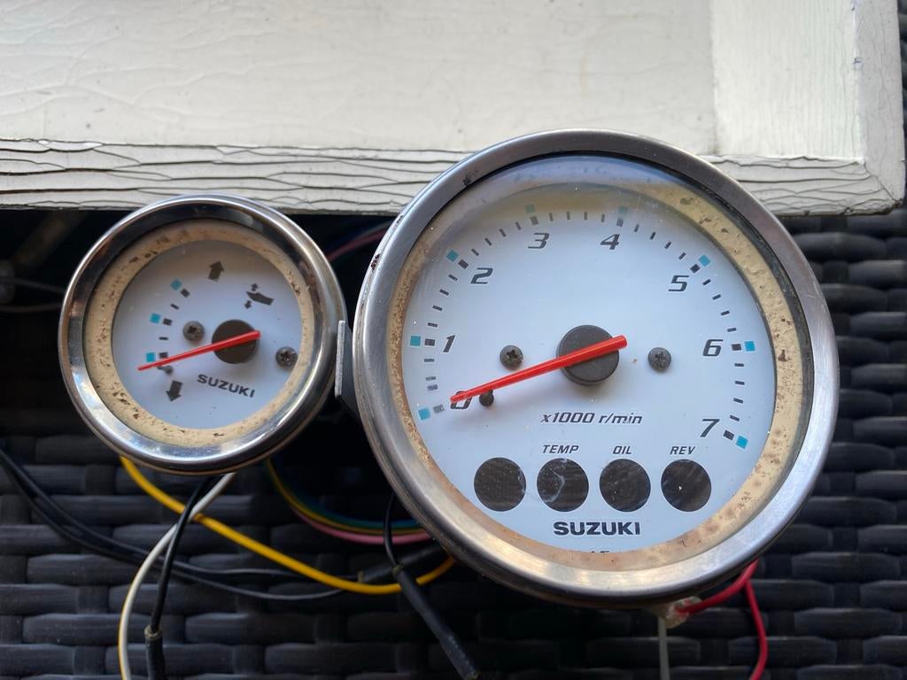 Suzuki toerenteller en trim meter, Motor en Techniek, Suzuki, Gebruikt, Suzuki