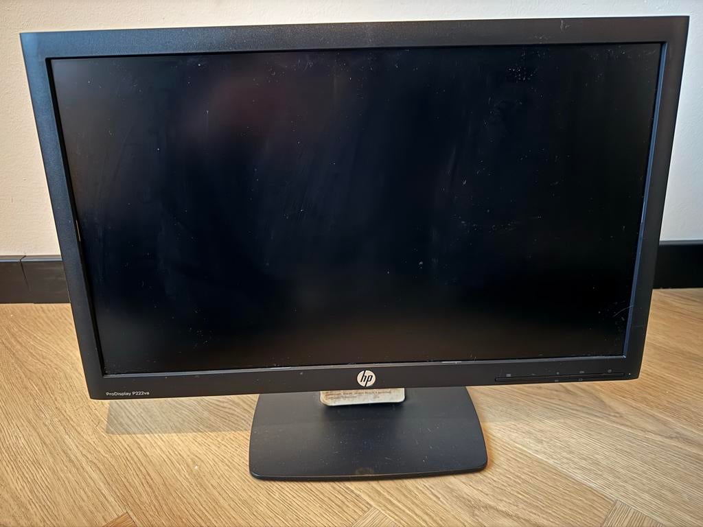 4x HP ProDisplay P222va Monitor, Computers en Software, Monitoren, Ophalen, Kantelbaar, VA, Full HD