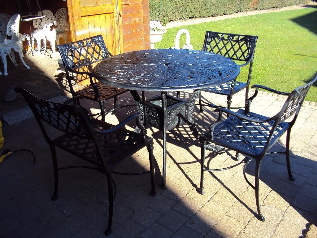 bistroset, Tuin en Terras, Tuinsets en Loungesets, Ophalen, Zo goed als nieuw, Overige materialen, 2 zitplaatsen